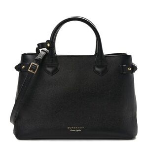 NWT Burberry Derby House Check Banner Black purse bag tote. Retails $1450